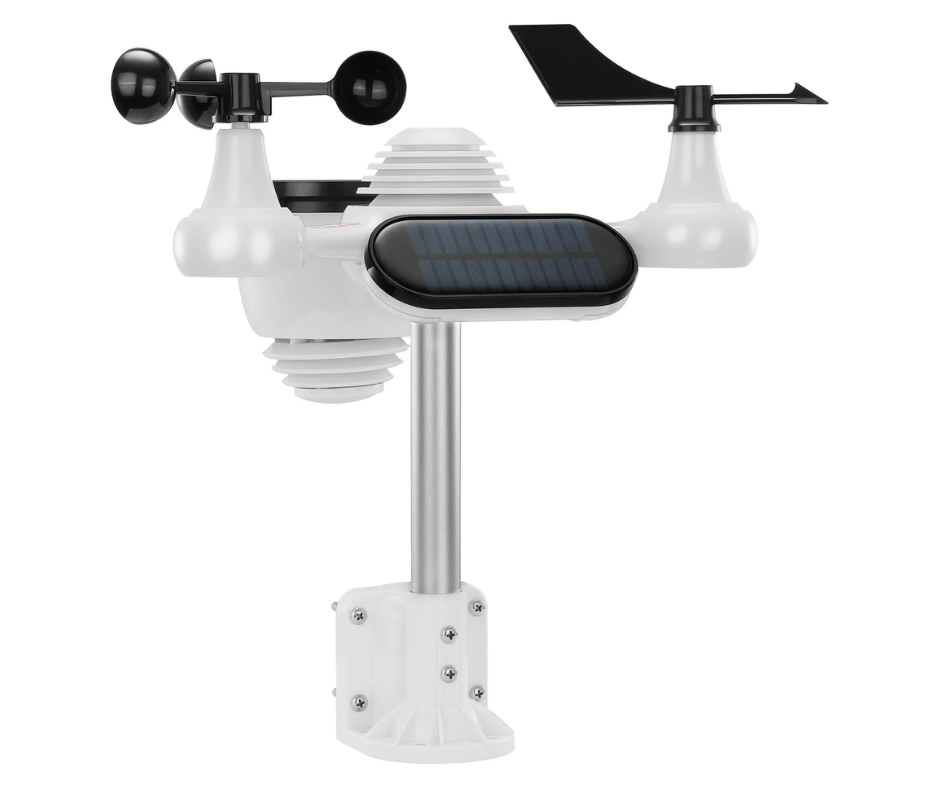 Station météo sans fil 7 en 1, écran couleur 7,5”, alertes météo